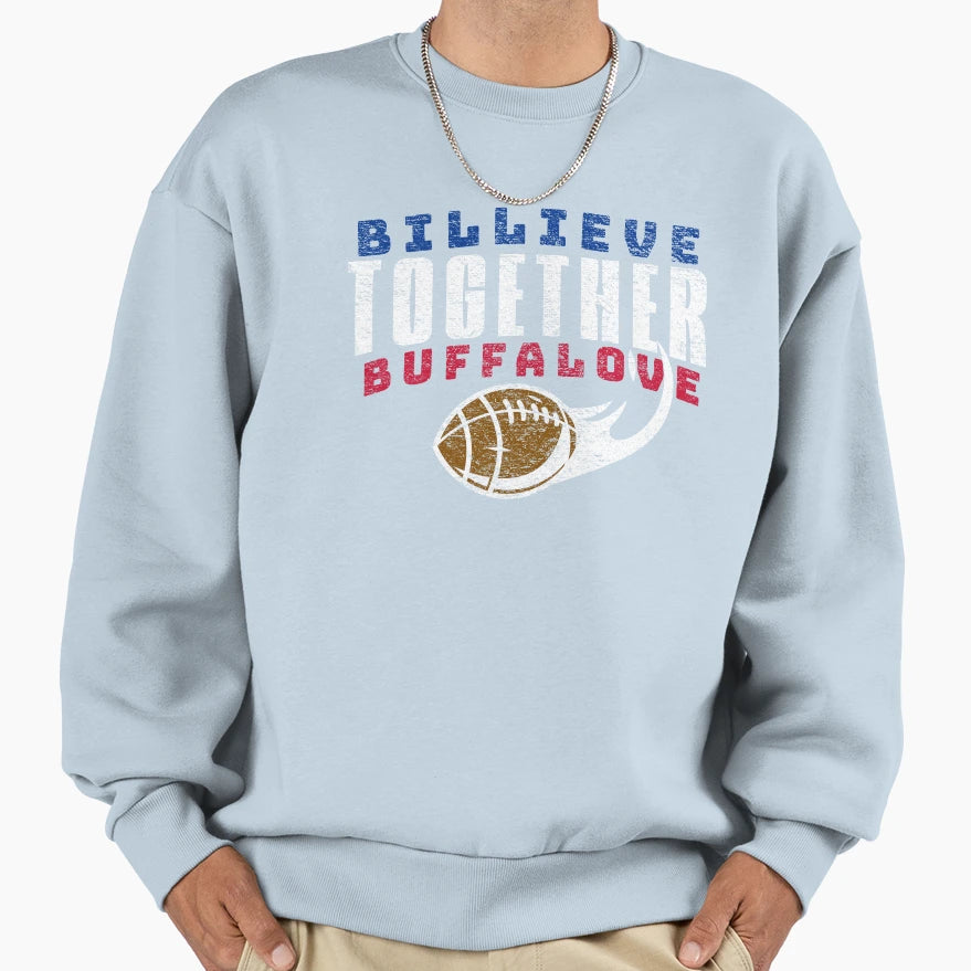 Billieve Together Sweatshirt - Unique Graphic Unisex - T-Shirt, Sweatshirt, Hoodie