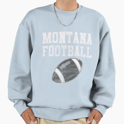 Montana Football Sweatshirt - Graphic Print for Adults - T-Shirt, Sweatshirt, Hoodie