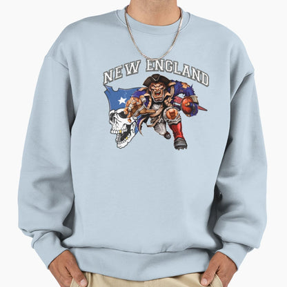 New England Football Detroit Lions Sweatshirt - Custom Art Print Men Women - T-Shirt, Sweatshirt, Hoodie