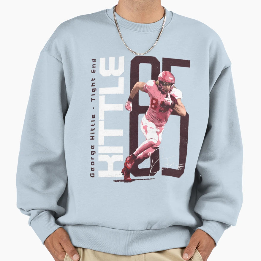 George Krieger Sport Kittle Tight Sweatshirt - Custom Art Print for Adults - T-Shirt, Sweatshirt, Hoodie