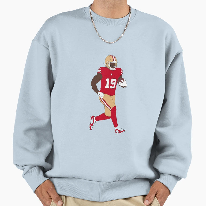 Deebo Minimal Sweatshirt - Novelty Apparel for Adults - T-Shirt, Sweatshirt, Hoodie