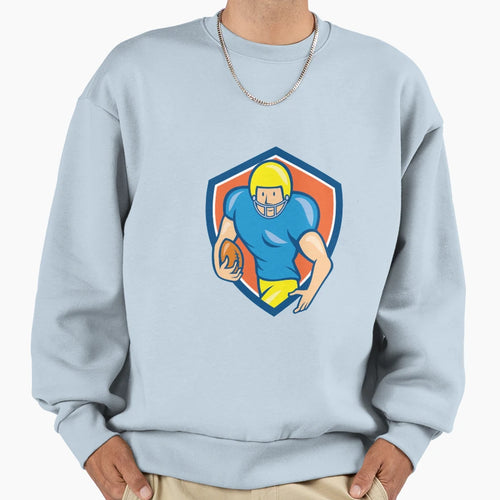 American Football Running Back Sweatshirt - Aesthetic Graphic for Adults - T-Shirt, Sweatshirt, Hoodie