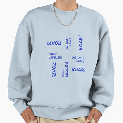Detroit Roar Sweatshirt - Custom Art Print Men Women - T-Shirt, Sweatshirt, Hoodie