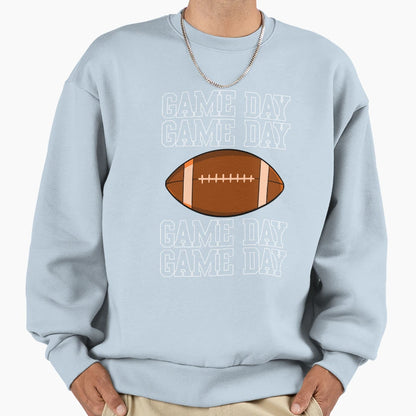 Game Day Football Sweatshirt - Graphic Print Men Women - T-Shirt, Sweatshirt, Hoodie