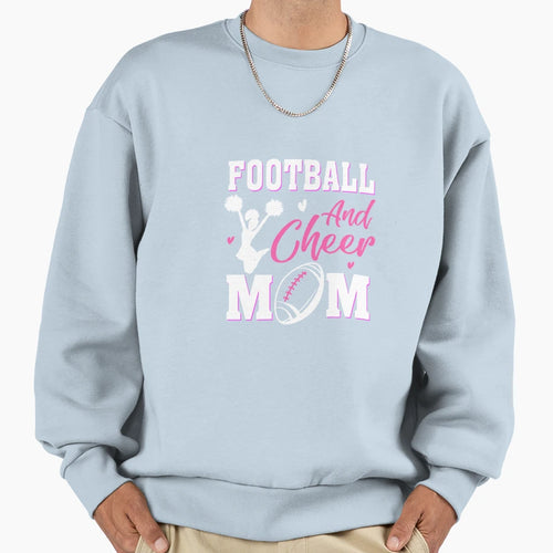 Womens Cheerleading Mom Football Sweatshirt - Fun Novelty Design Unisex - T-Shirt, Sweatshirt, Hoodie