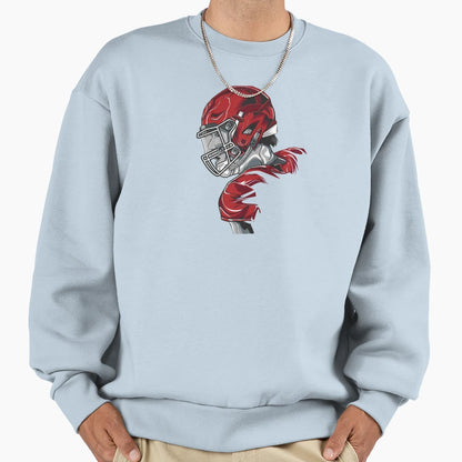 Football Player Sweatshirt - Streetwear Style for Adults - T-Shirt, Sweatshirt, Hoodie
