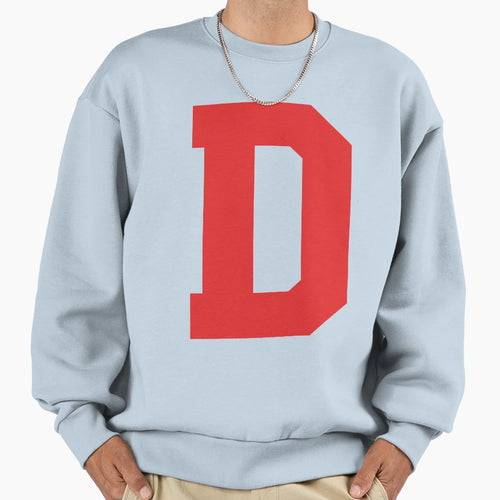 Alphabet Red D Sports Letter D Sweatshirt - Unique Graphic Men Women - T-Shirt, Sweatshirt, Hoodie