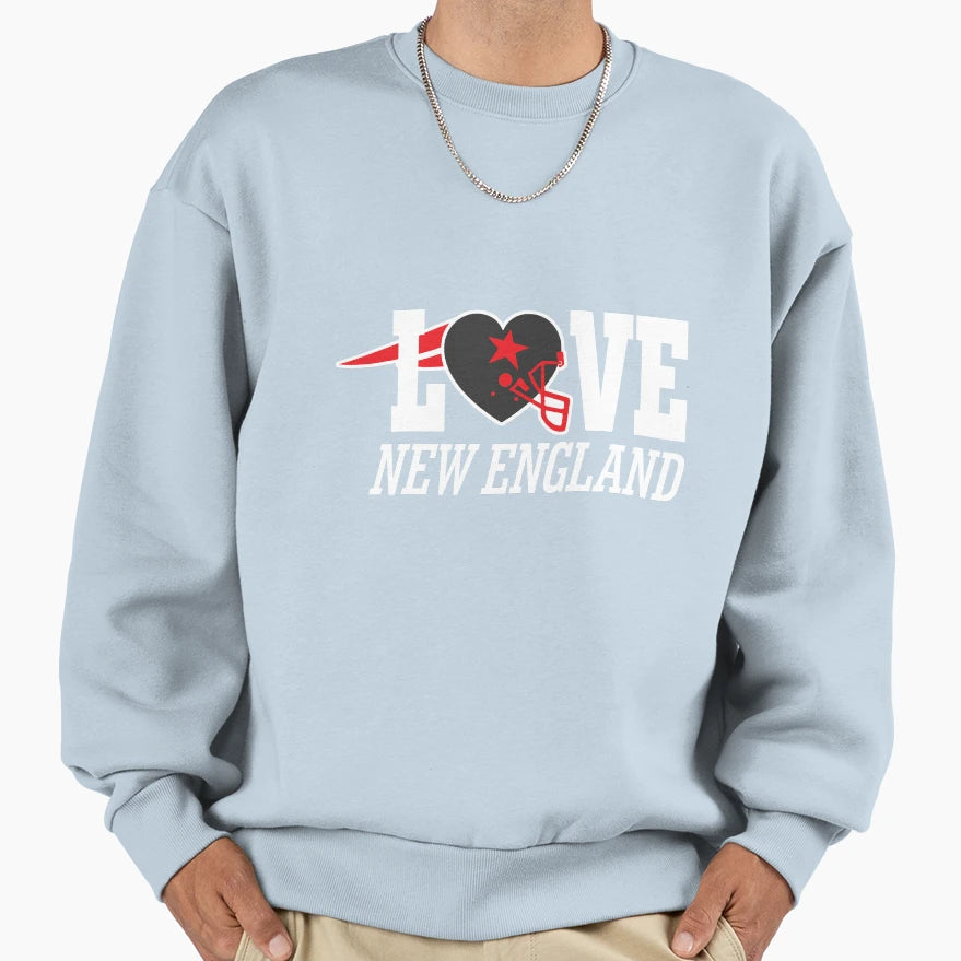Love New England Sweatshirt - Aesthetic Graphic Men Women - T-Shirt, Sweatshirt, Hoodie