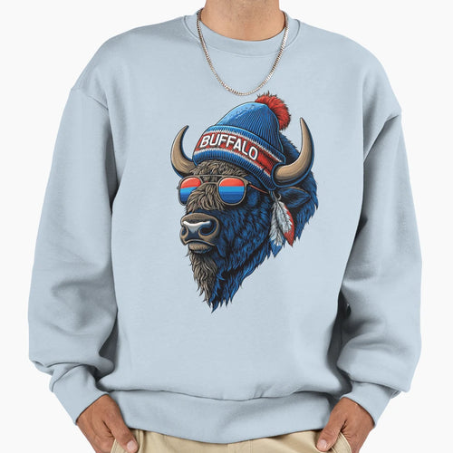 Buffalo New York Ny Buffalo Sweatshirt - Casual Everyday Wear Unisex - T-Shirt, Sweatshirt, Hoodie