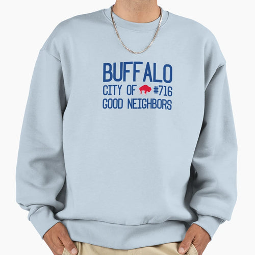 City Good Neighbors Sweatshirt - Novelty Apparel for Adults - T-Shirt, Sweatshirt, Hoodie