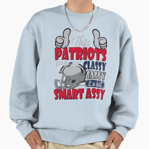 This Football Fan Is Classy Sweatshirt - Fun Novelty Design for Adults - T-Shirt, Sweatshirt, Hoodie