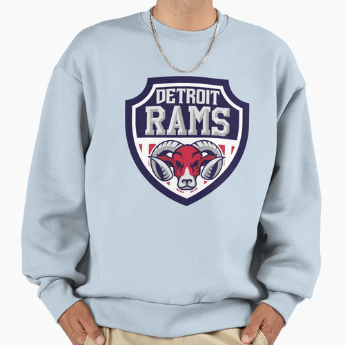 Detroit Rams Sweatshirt - Unique Graphic for Adults - T-Shirt, Sweatshirt, Hoodie