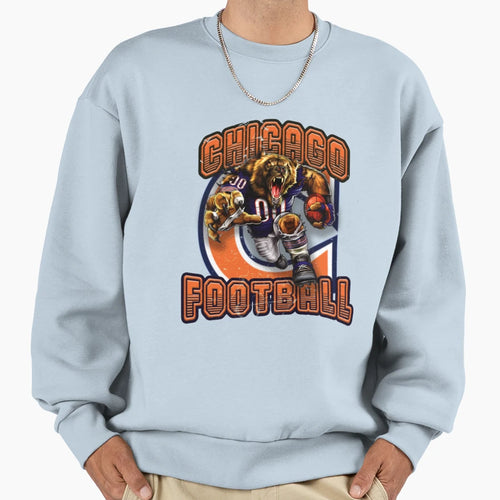 Chicago Football 4 Sweatshirt - Streetwear Style for Adults - T-Shirt, Sweatshirt, Hoodie