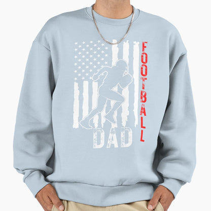 Football Dad Gifts Sweatshirt - Aesthetic Graphic for Adults - T-Shirt, Sweatshirt, Hoodie