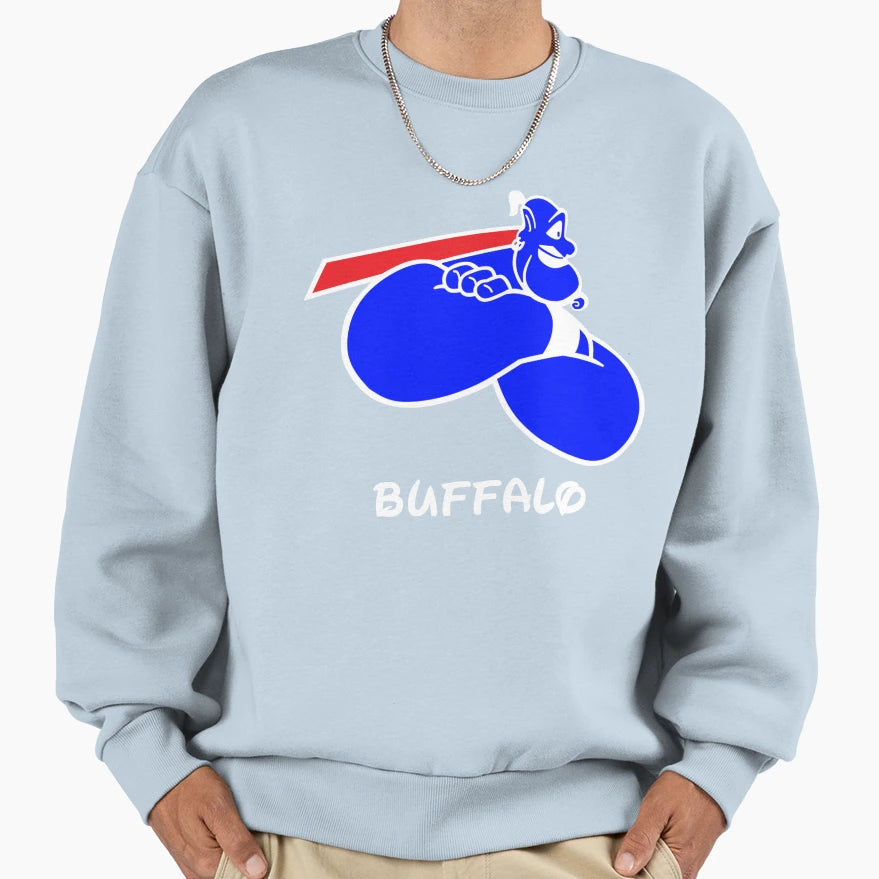 Bills Genie Sweatshirt - Novelty Apparel Unisex - T-Shirt, Sweatshirt, Hoodie