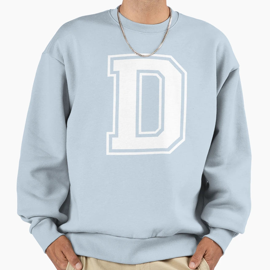 Letter D Alphabet Sweatshirt - Custom Art Print Unisex - T-Shirt, Sweatshirt, Hoodie
