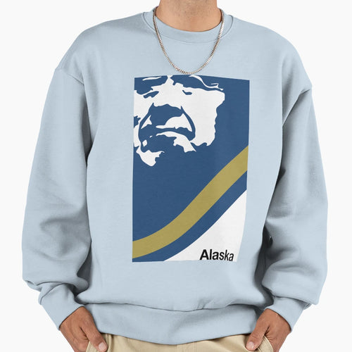 Alaska Airlines Livery Abstracted Sweatshirt - Unique Graphic for Adults - T-Shirt, Sweatshirt, Hoodie