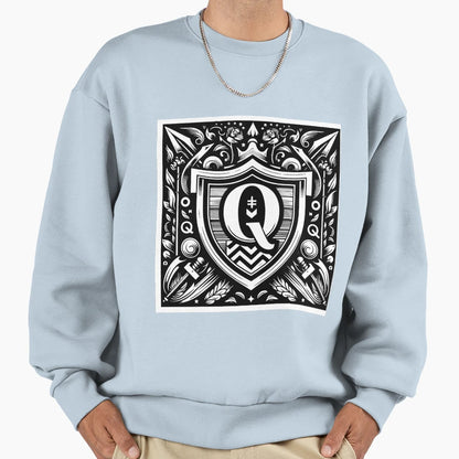 Letter Q Sweatshirt - Custom Art Print Men Women - T-Shirt, Sweatshirt, Hoodie