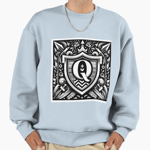 Letter Q Sweatshirt - Custom Art Print Men Women - T-Shirt, Sweatshirt, Hoodie