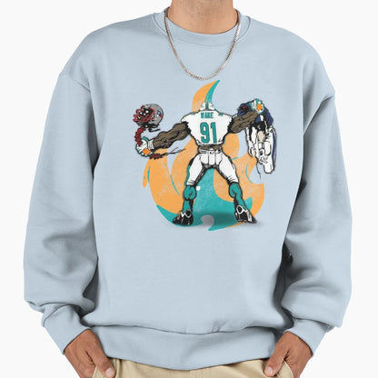 TH Dolphins Sweatshirt - Novelty Apparel for Adults - T-Shirt, Sweatshirt, Hoodie