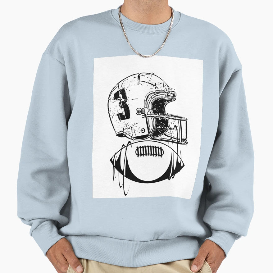 American Rugby Sweatshirt - Minimalist Print for Adults - T-Shirt, Sweatshirt, Hoodie