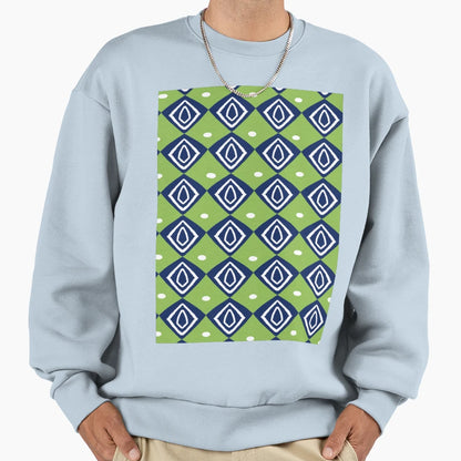 Green And Blue Sweatshirt - Trendy Graphic for Adults - T-Shirt, Sweatshirt, Hoodie