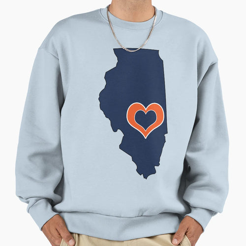 Copy Illinois Sweatshirt - Unique Graphic Unisex - T-Shirt, Sweatshirt, Hoodie