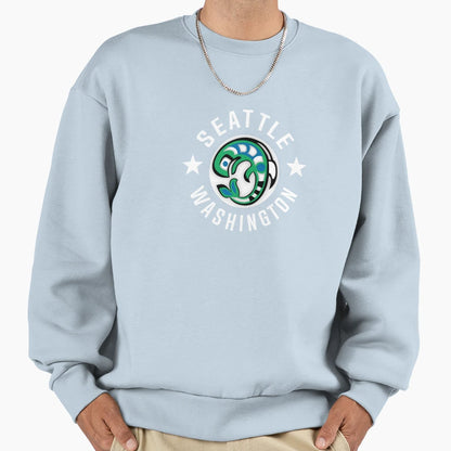 Seattle Washington United States Sweatshirt - Custom Art Print Unisex - T-Shirt, Sweatshirt, Hoodie