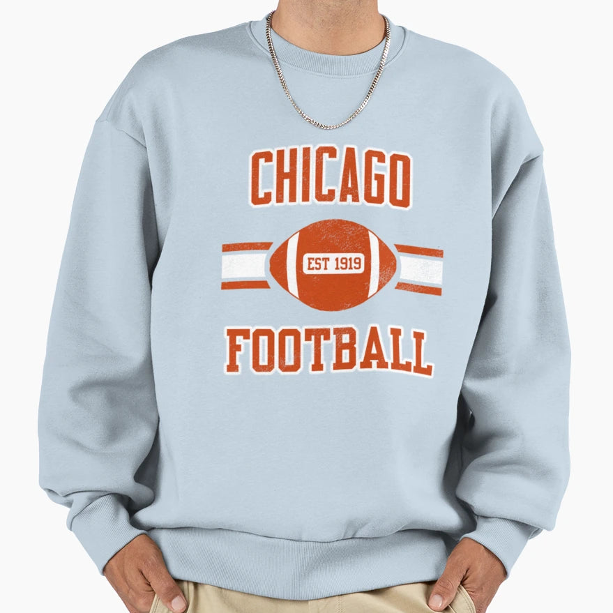 Chicago Football 1 Sweatshirt - Trendy Graphic Unisex - T-Shirt, Sweatshirt, Hoodie