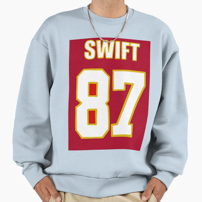 Swift Kelce Jersey Sweatshirt - Fun Novelty Design Unisex - T-Shirt, Sweatshirt, Hoodie