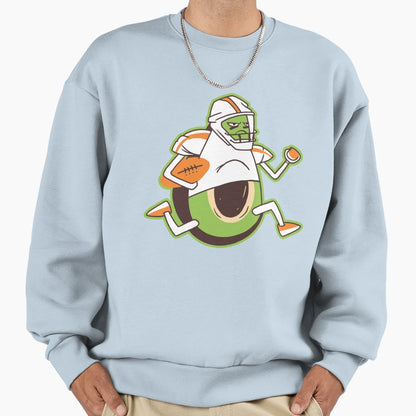 Avocado Soccer Player Playing Soccer Sweatshirt - Trendy Graphic Men Women - T-Shirt, Sweatshirt, Hoodie