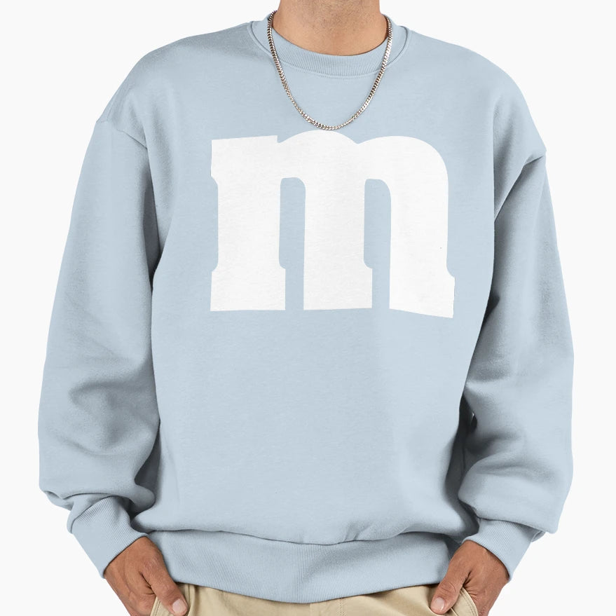 Group Costume Letter M Groups Carnival T-Shirt - Novelty Apparel Unisex - T-Shirt, Sweatshirt, Hoodie