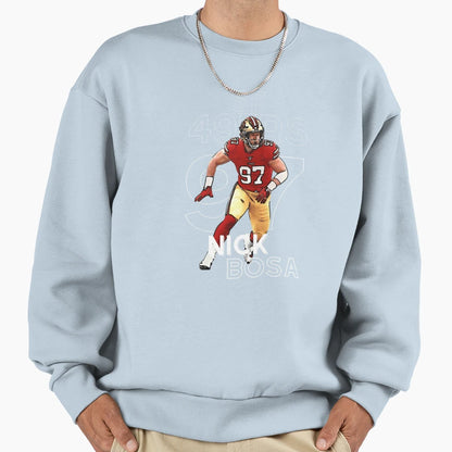 Player 97 Championship Defensive End Sweatshirt - Novelty Apparel Unisex - T-Shirt, Sweatshirt, Hoodie