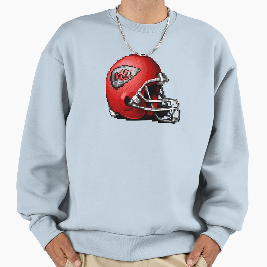 Chiefs Helmet Sprite Sweatshirt - Fun Novelty Design for Adults - T-Shirt, Sweatshirt, Hoodie