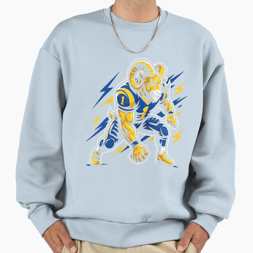 Ram Beanie And Sunglasses Game Day Sweatshirt - Custom Art Print Men Women - T-Shirt, Sweatshirt, Hoodie