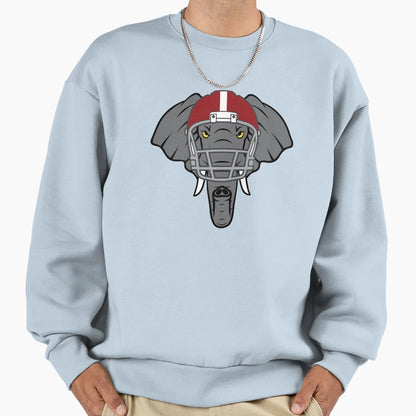 Angry Elephant Helmet Sweatshirt - Streetwear Style Unisex - T-Shirt, Sweatshirt, Hoodie