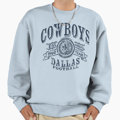 Cowboys Football Sweatshirt - Custom Art Print Men Women - T-Shirt, Sweatshirt, Hoodie