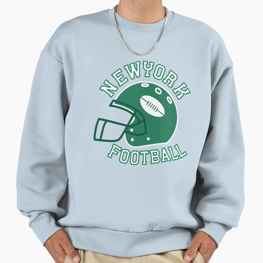 Football New York Jets Green Sweatshirt - Novelty Apparel for Adults - T-Shirt, Sweatshirt, Hoodie