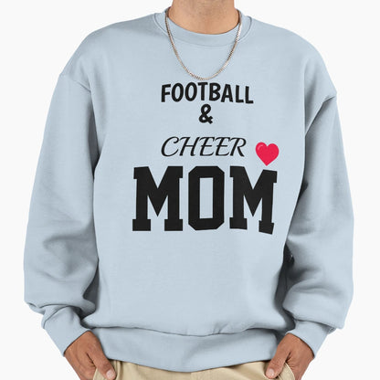 Football Cheer Mom Sweatshirt - Novelty Apparel for Adults - T-Shirt, Sweatshirt, Hoodie