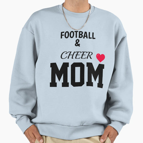 Football Cheer Mom Sweatshirt - Novelty Apparel for Adults - T-Shirt, Sweatshirt, Hoodie