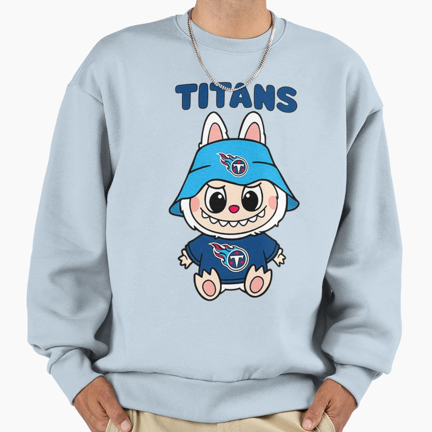 Labubu Football Titans Sweatshirt - Streetwear Style Unisex - T-Shirt, Sweatshirt, Hoodie