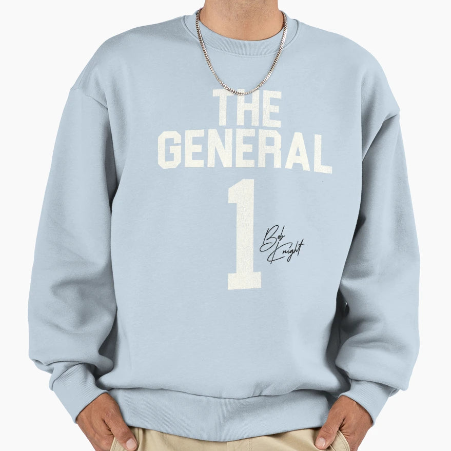 General Jersey Bobby Knight Sweatshirt - Casual Everyday Wear for Adults - T-Shirt, Sweatshirt, Hoodie