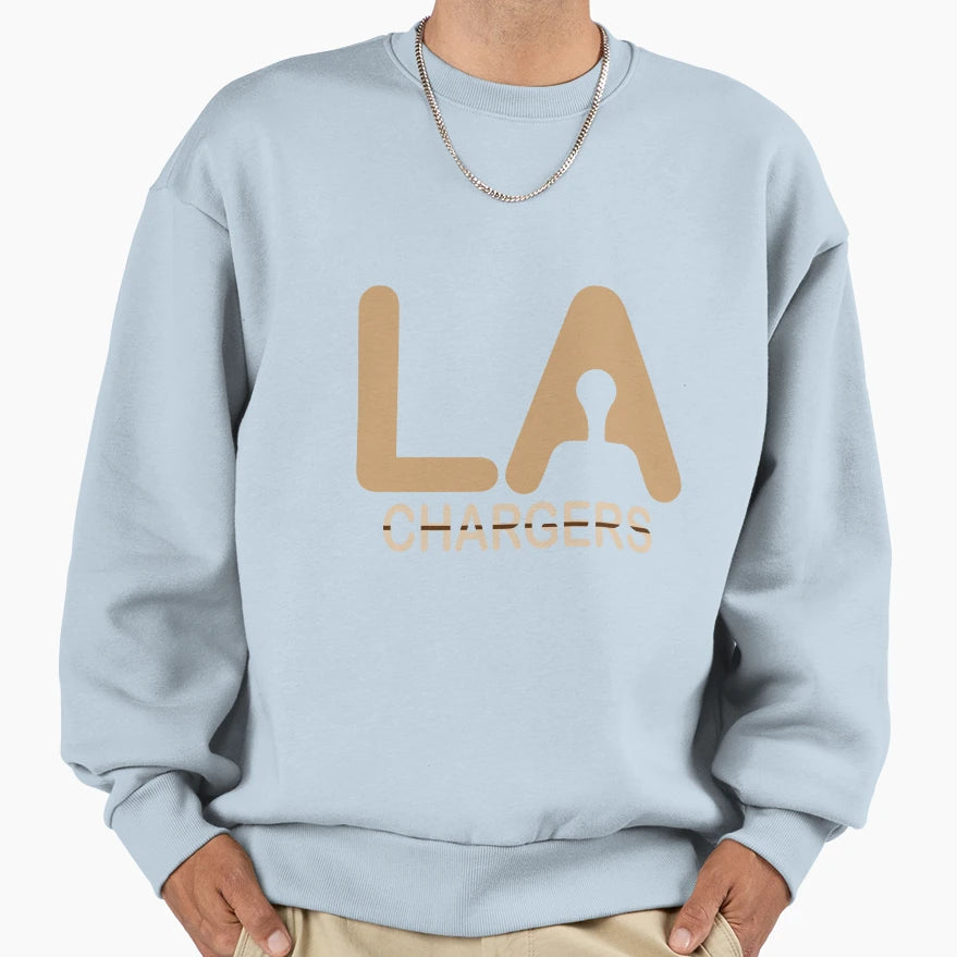 Los Angeles Chargers Sweatshirt - Minimalist Print for Adults - T-Shirt, Sweatshirt, Hoodie