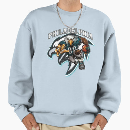 Philadelphia Football Detroit Lions Sweatshirt - Graphic Print Unisex - T-Shirt, Sweatshirt, Hoodie