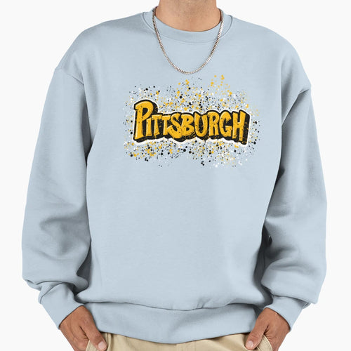Pittsburgh Graffiti 2 Sweatshirt - Minimalist Print Men Women - T-Shirt, Sweatshirt, Hoodie