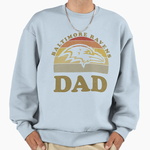 Baltimore Ravens Dad Sweatshirt - Casual Everyday Wear Unisex - T-Shirt, Sweatshirt, Hoodie
