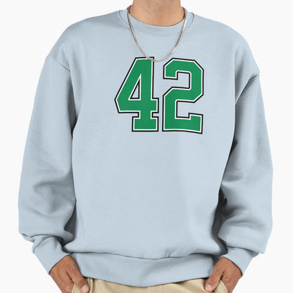 42 Number Green Lucky Sports Sweatshirt - Fun Novelty Design Men Women - T-Shirt, Sweatshirt, Hoodie