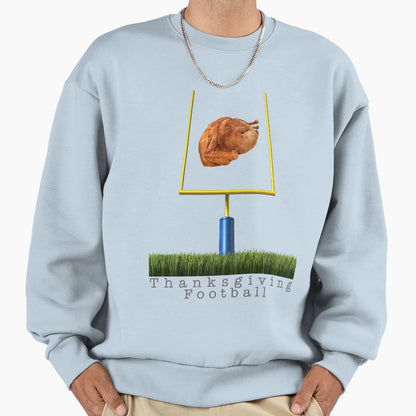 Funny American Thanksgiving Football Sweatshirt - Graphic Print Unisex - T-Shirt, Sweatshirt, Hoodie