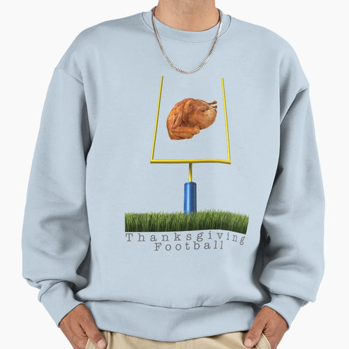 Funny American Thanksgiving Football Sweatshirt - Graphic Print Unisex - T-Shirt, Sweatshirt, Hoodie