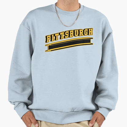 Steel City Sweatshirt - Minimalist Print Men Women - T-Shirt, Sweatshirt, Hoodie